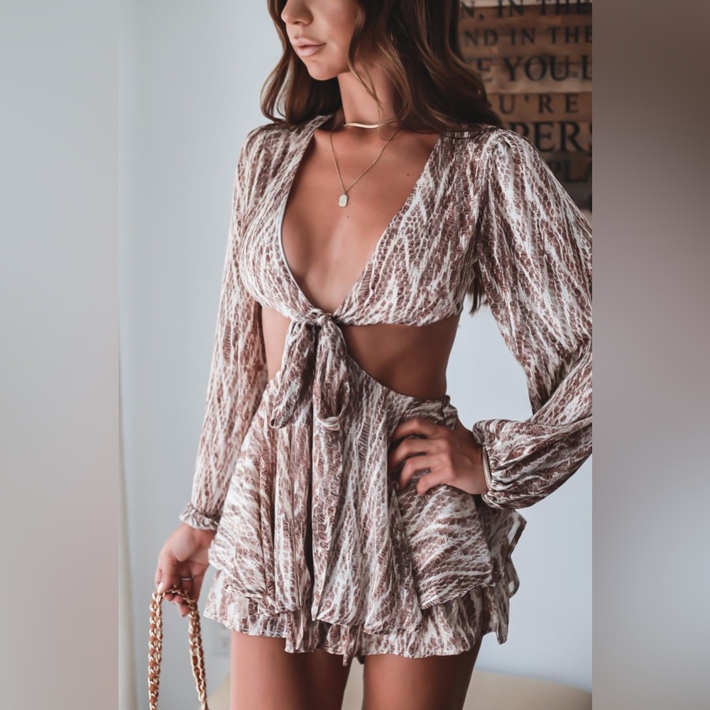 Heidi printed romper